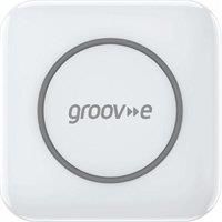 Groov-e Thermal Pocket Printer with Two Sticker Rolls, white