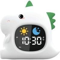 groov e Cuties Alarm Clock with LED Night Light, White Noise & Sleep Training - Rory Dinosaur