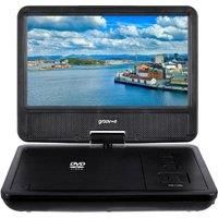Groov-e 7-Inch Portable DVD Player - Movie Player with TFT LCD Screen, Built-in Speakers, USB and SD Card Ports, Remote Control, and Rechargeable Battery, Mains or Battery Powered