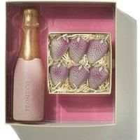 Choc On Choc Chocolate Prosecco with Strawberries Gift Box 365g