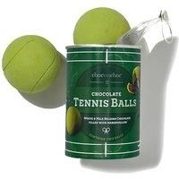 Choc On Choc Chocolate Tennis Balls with Marshmallow centers in a Tin 175g