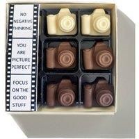 Choc On Choc Dark, Milk Belgian Chocolate Novelty Camera Photo Father Gifts 90g