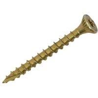 OPTIMAXX Torx Drive Woodscrews - 4.0 x 40mm - Box of 200 - Zinc - Double Reinforced Collar With Countersink - Razor Sharp Saw-Tooth Formation