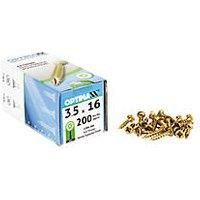 Optimaxx 3.5 x 16mm Woodscrews - Box of 200