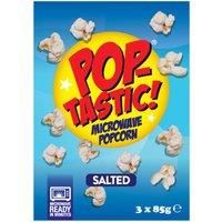Pop-Tastic! Salted Microwave Popcorn 3 x 85g