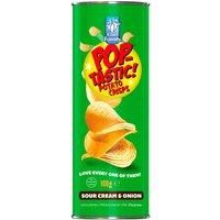 Pop-Tastic! Potato Crisps Sour Cream & Onion 160g