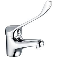 Highlife Long Handle Basin Mixer Tap in Chrome Brass