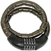 Sport Direct Armoured Steel Combination Bike Cable Lock 800Mm X 18Mm