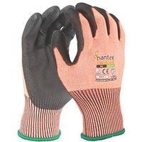UCI Hantex Vecta Colour Coded Cut-Resistant Gloves Orange/Black Large (447RX)