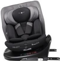 Cozy N Safe Galaxy i-Size 360 Rotation 40-150cm Child Car Seat R129 Certified,5 Recline Positions, Side Impact Protection, Easy Installation with IsoFIX & Top Tether (Black/Grey)
