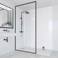 Multipanel Classic Bathroom Wall Panel Frost White 2400 x 598mm