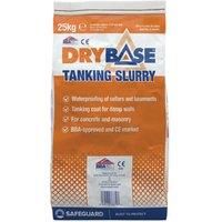 Drybase Tanking Slurry 25 KG - BBA Approved Waterproofing Cement for Walls, Basements, Ponds, Reservoirs