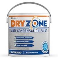 Dryzone Anti Condensation Paint (2.5 Litre, White, Matt Finish) Helps Prevent Mould and fungal Growth