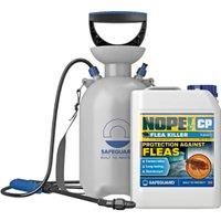 NOPE! CP Flea Spray (5L & Sprayer) for The Home – Fast-Acting, Odourless & Non-Staining, Extended Residual Action up to 3 Months. Indoor & Outdoor Flea Killer