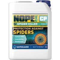 NOPE! Spider Killer Repellent - Contact Killer. For all Types of Spiders. Residual Action, Odourless, Non-Staining for Indoor and Outdoor Use. 5 Litre