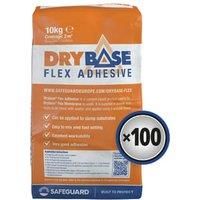 Safeguard Drybase Flex Adhesive 10kg Grey (100 Pk)