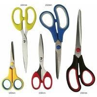 HQ Products 5 Piece Scissor Set Multipurpose Kitchen Craft Stainless Steel Assorted Scissors