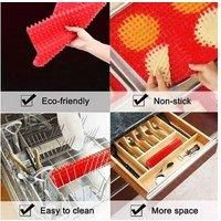 Pyramid Pan Fat Reducing Non Stick Silicone Cooking Mat Oven Baking Tray