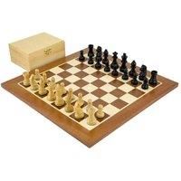 Regency Chess Down Head Black Championship Chess Set