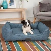 Scruffs Manhattan Large Box Pet Bed - Denim Blue