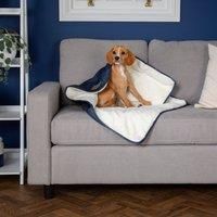 Scruffs Kensington Pet Blanket for Dog & Cat Reversible Soft Snuggle Comforter