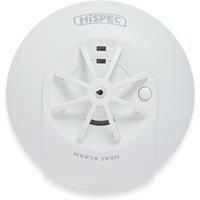 Hispec HSSA/HE/FF10 Mains Heat Alarm with Lithium Battery Backup