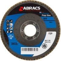 Abracs ABFZ115B120 Pro Zirconium Flap Disc, 115mm x 22mm x 120g