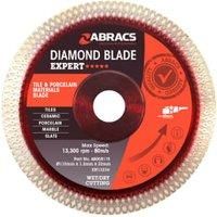 Abracs ABDCR115 115mm x 1.2mm x 22mm Expert TCB Tile & Porcelain Cutting Diamond
