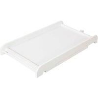 Tutti Bambini Universal Cot Top Changer in Fresh White | 2 Pull-Out Shelves, Fits Most Standard Cots & Cot Beds, Suitable for Use Up to 10kg (Approx. 12 Months) | L87 x W50 x H10cm