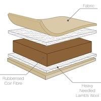 Tutti Bambini Coir Fibre Hypoallergenic Cot Bed (Cotbed) Quilted Mattress