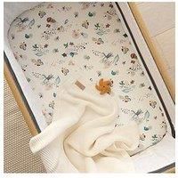 Tutti Bambini Bedside Crib Fitted Sheets 2-Pack | 100% Organic Cotton, Fits 53x80cm to 60x90cm Mattresses | Our Planet