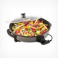 VonShef Multi Cooker Pot Electric Frying Pan with Large 42cm Diameter 1500W