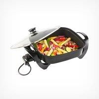 VonShef 1500 Watt Multi Cooker 30cm Square Electric Table Top Frying Pan