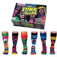 Funk You - Box of 6 Oddsocks - by United Oddsocks, Multi Coloured, UK 6-11