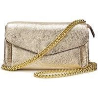 Envelope Bag Gold with Gold Chain Strap
