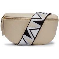 Sling Bag Stone with Black/White Abstract Strap