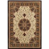 Think Rugs, Heritage 4400 Black/Cream - 160 x 230