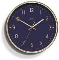 Jones Clocks Studio Analogue Wall Clock - Gold