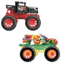 Hot Wheels Maker Kitz - Monster Truck Crash Zone Twin Pack