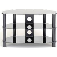 Ttap Vantage 600 Black Glass TV Stand For Up To 26 inch