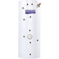 RM Cylinders Stelflow Indirect Unvented Twin Coil Short Hot Water Cylinder 300Ltr 3kW (490PG)