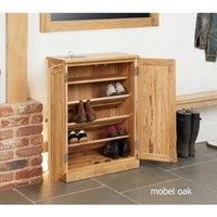 Baumhaus Mobel Oak Shoe Cupboard