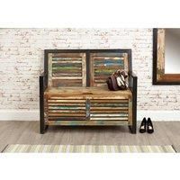 Baumhaus Urban Chic Storage Monks Bench (with Shoe Storage)