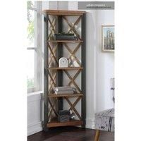 Baumhaus Urban Elegance Reclaimed Large Corner Bookcase