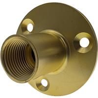 Unbranded Rob Pond Wall Plate Tube Bracket 1/2" in Brass