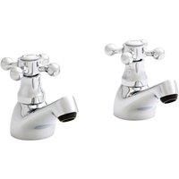 KVIT Victory Basin Pillar Taps (Pair)