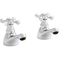 KVIT Victory Bath Pillar Taps Pair
