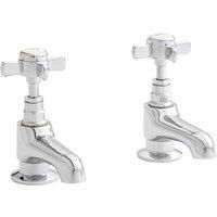 KVIT Klassique Basin Pillar Taps (Pair)