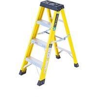 TB Davies 4 Tread HeavyDuty Fibreglass Swingback Step Ladder