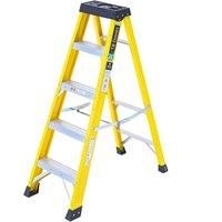 TB Davies 5 Tread Heavy-Duty Fibreglass Swingback Step Ladder